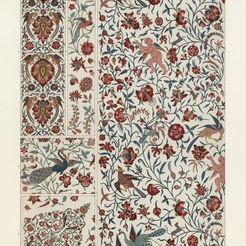 Persian pattern from L'ornement Polychrome (1888) by Albert Racinet