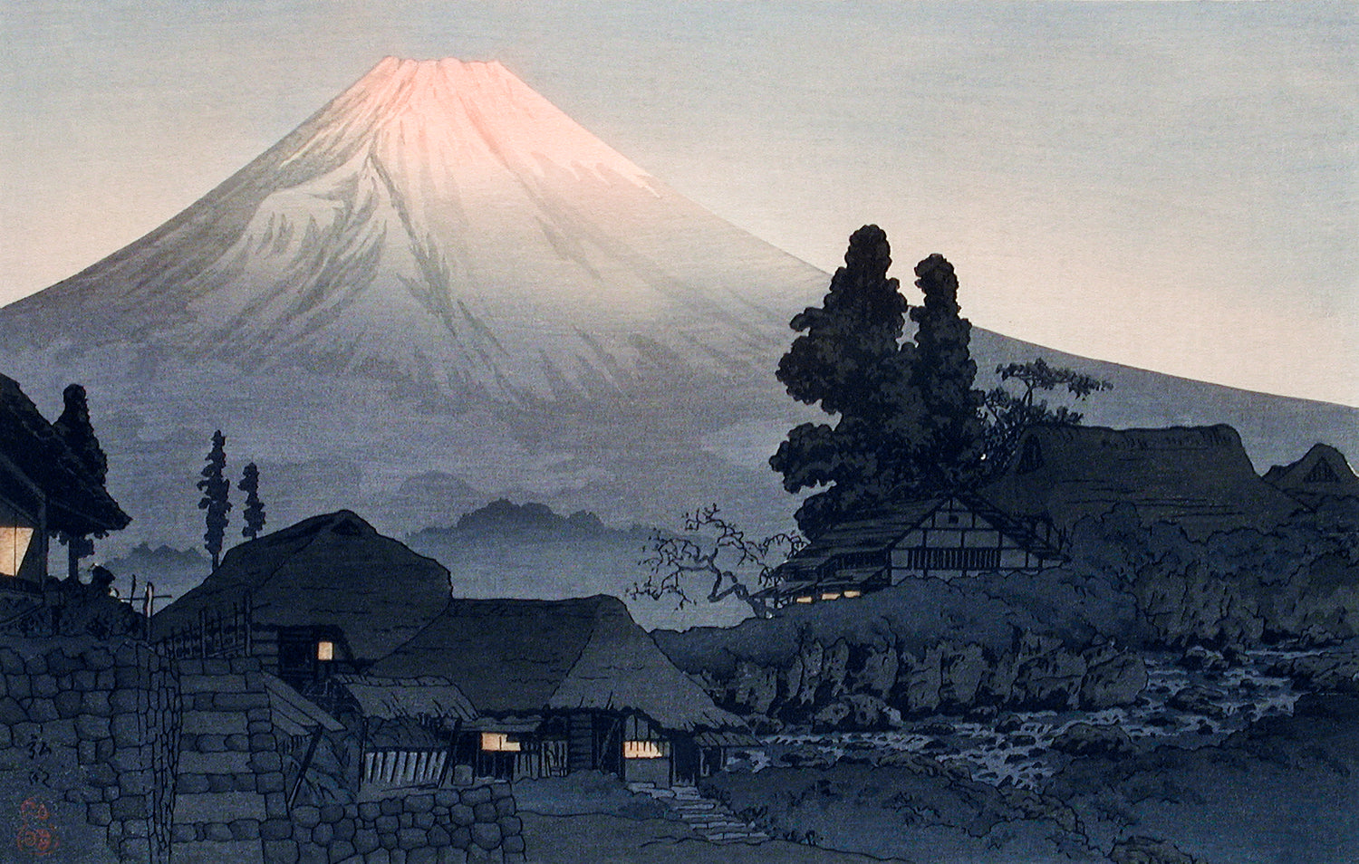 Mount Fuji From Mizukubo (1932) by Hiroaki Takahashi