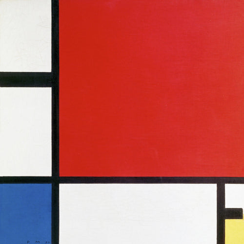 Composition with Red, Blue, and Yellow (1930) by Piet Mondrian