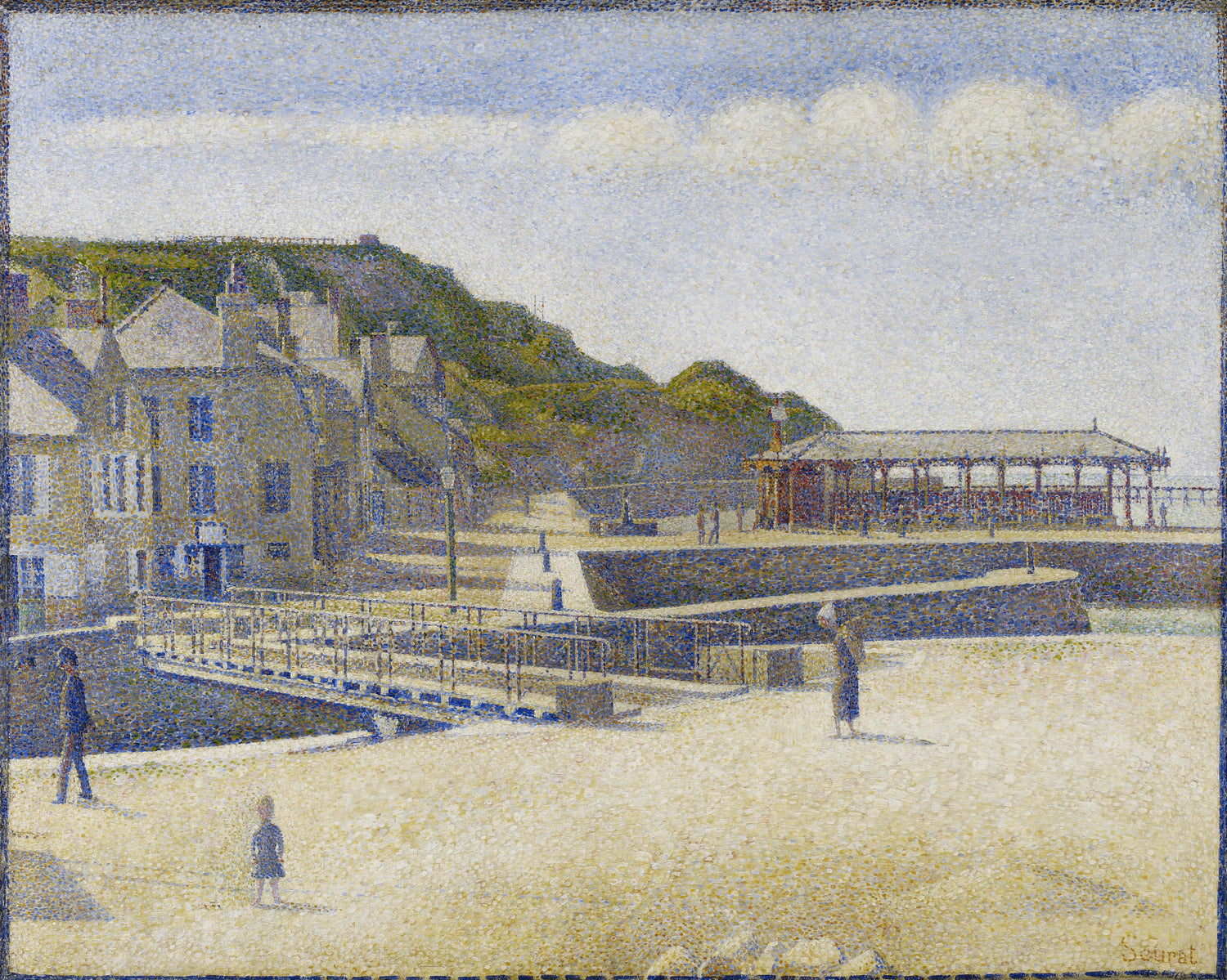 Port-en-Bessin (1888) by Georges Seurat