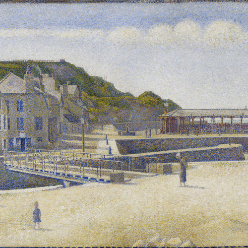 Port-en-Bessin (1888) by Georges Seurat