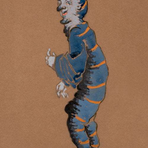 Caterpillar (1915) Costume Design for Alice in Wonderland (1915) by William Penhallow Henderson