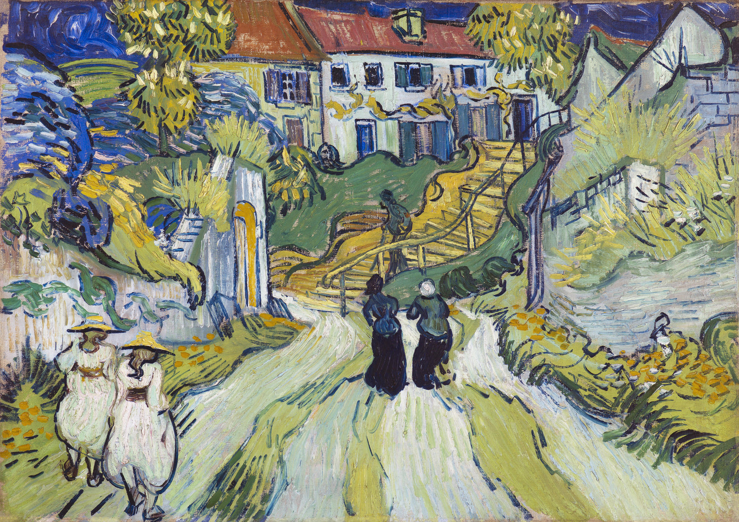 Stairway at Auvers (1890) by Vincent van Gogh