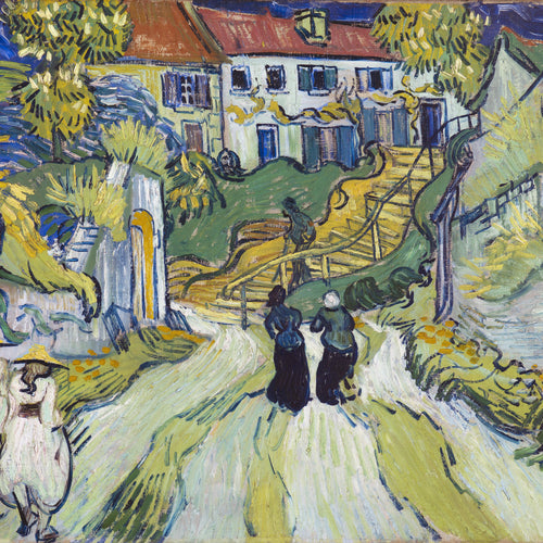 Stairway at Auvers (1890) by Vincent van Gogh