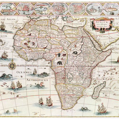 Africæ nova descriptio (1690) by Willem Janszoon Blaeu