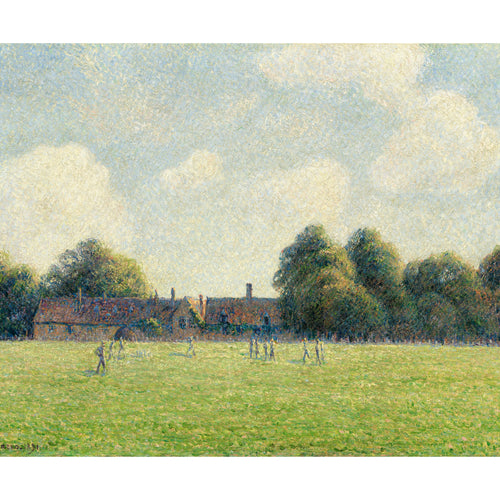 Hampton Court Green (1874) by Camille Pissarro