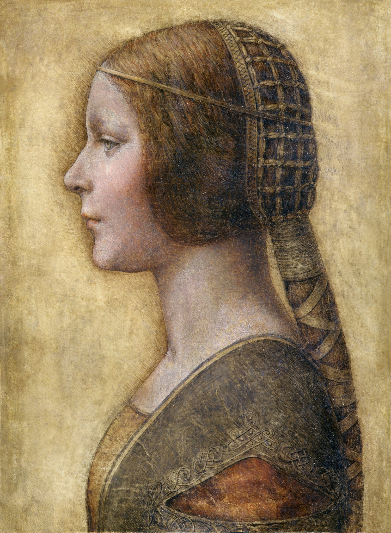 Profile of a Young Fiancée (1495) by Leonardo da Vinci