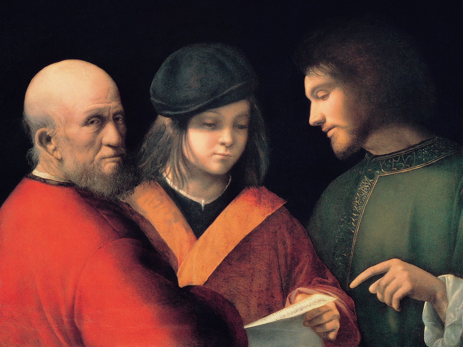 The Three Ages of Man (1501) by Giorgione