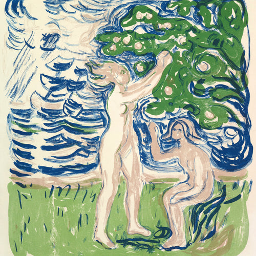 Girls Picking Apples (1915) by Edvard Munch