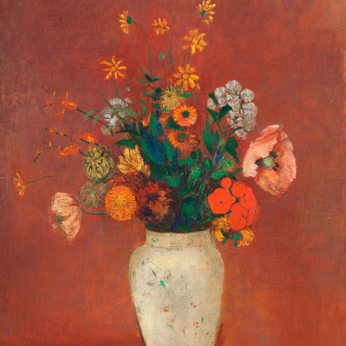 Bouquet in a Chinese Vase (1912—1914) by Odilon Redon