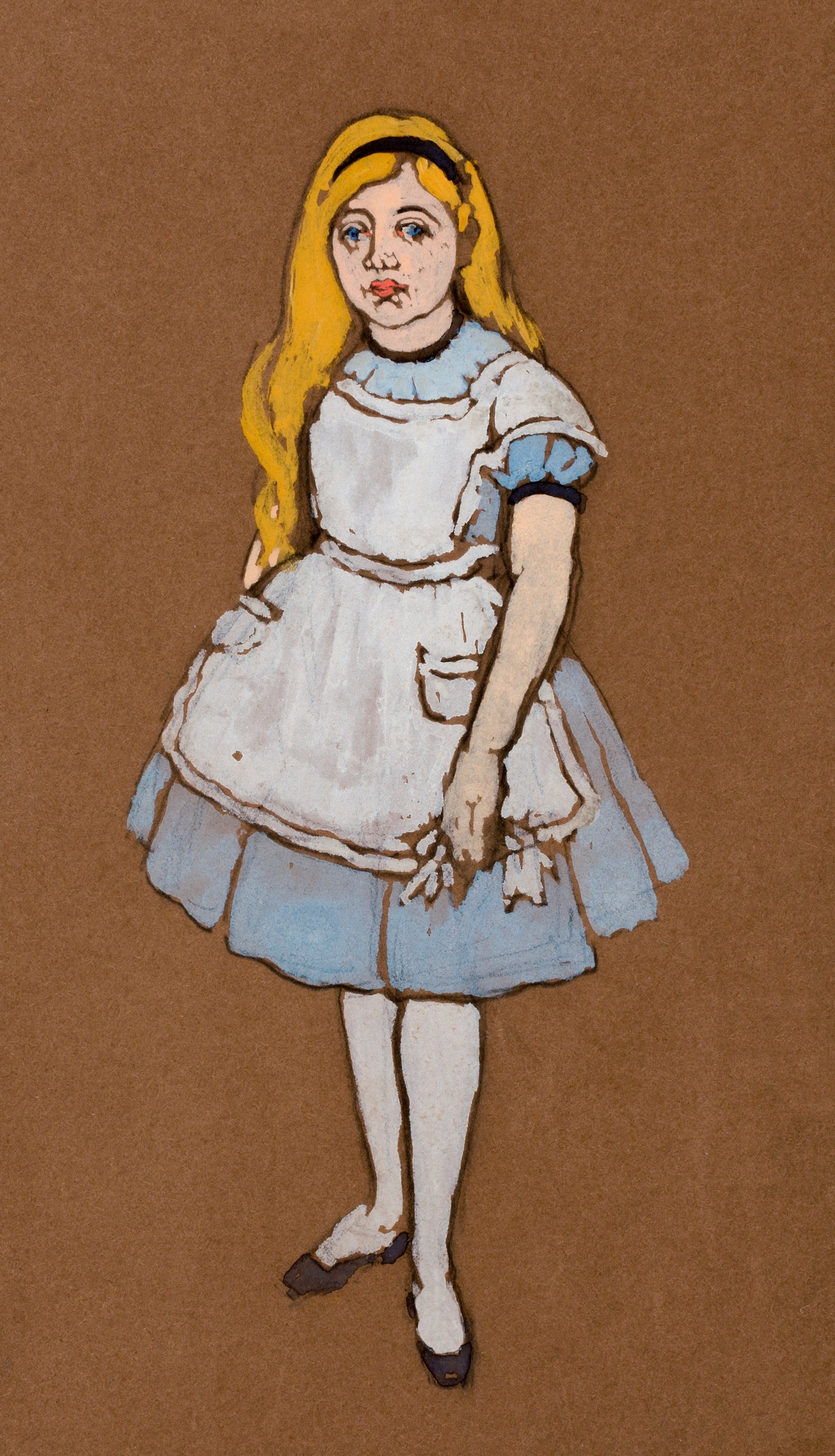 Costume Design for Alice in Wonderland (1915) by William Penhallow Henderson