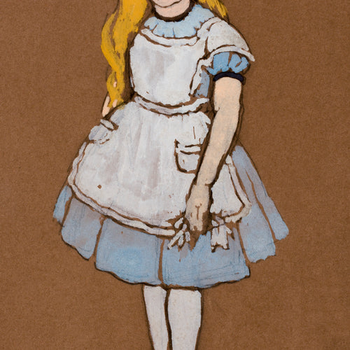 Costume Design for Alice in Wonderland (1915) by William Penhallow Henderson