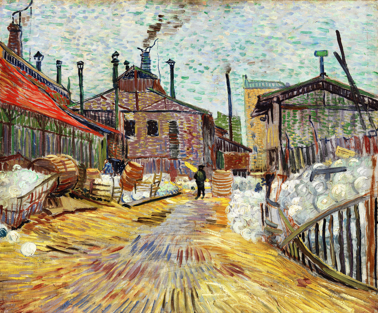 The Factory (1887) by Vincent van Gogh