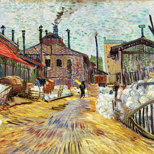 The Factory (1887) by Vincent van Gogh