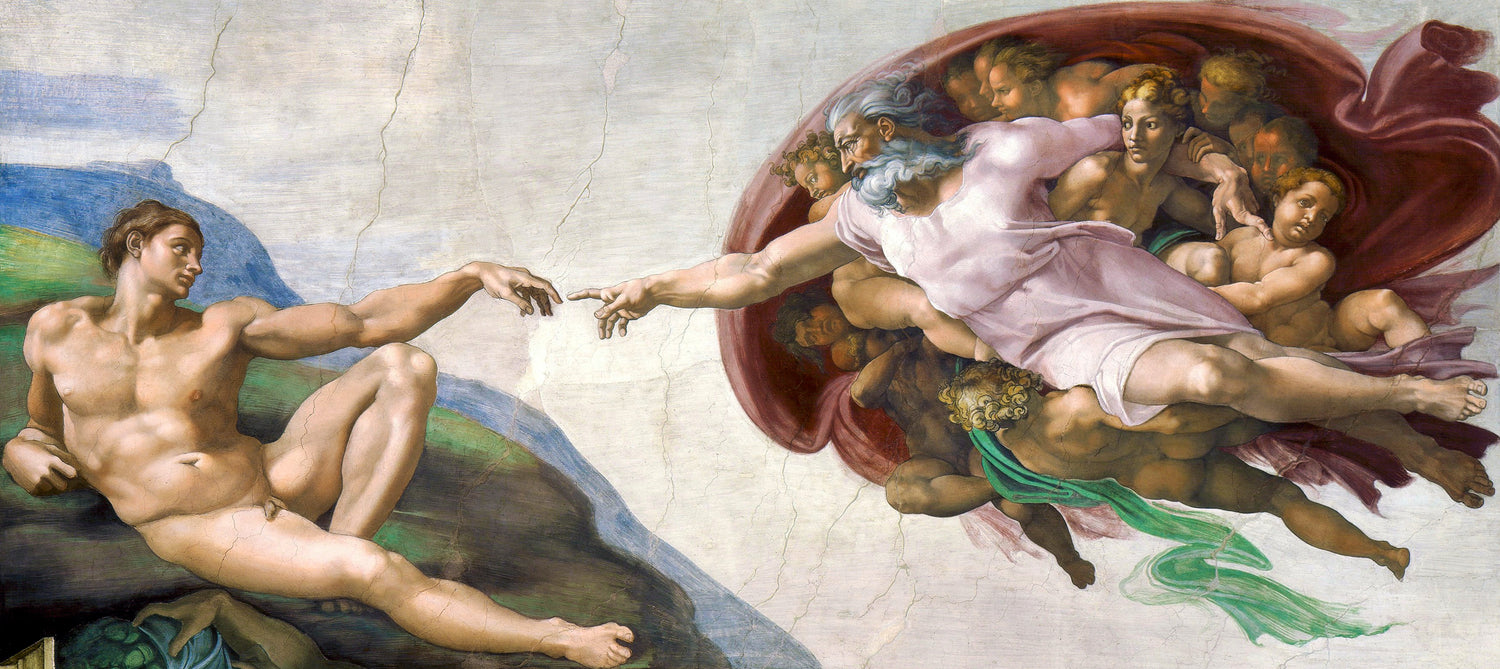 The Creation of Adam (1511) by Michelangelo Buonarroti