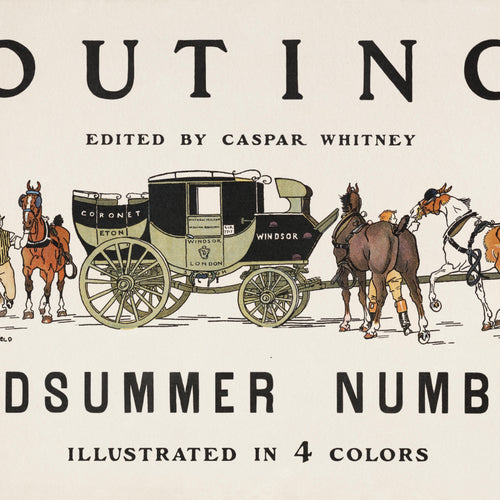 Outing edited by Caspar Whitney (ca. 1890-1900) by Edward Penfield