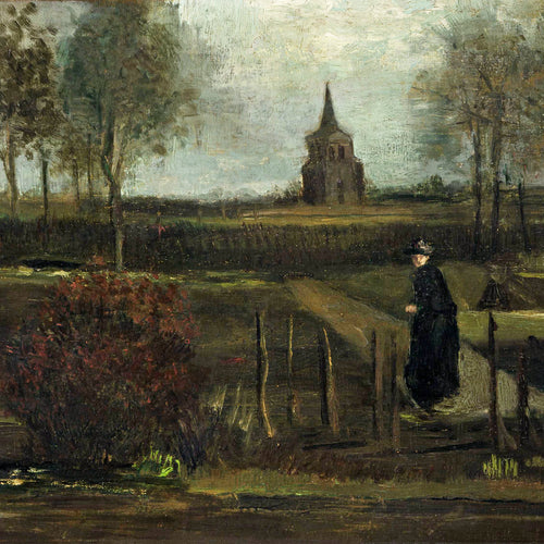 The Parsonage Garden at Nuenen (1884) by Vincent van Gogh