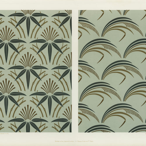 Diaper Patterns for Vertical Surfaces Japanese antique pattern from The Practical Decorator and Ornamentist (1892) by G.A Audsley and M.A. Audsley