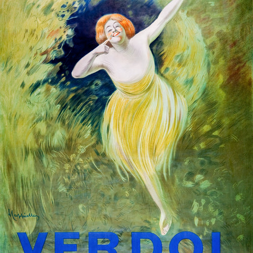 Verdol, oxygenated green toothpaste (1911) by Leonetto Cappiello