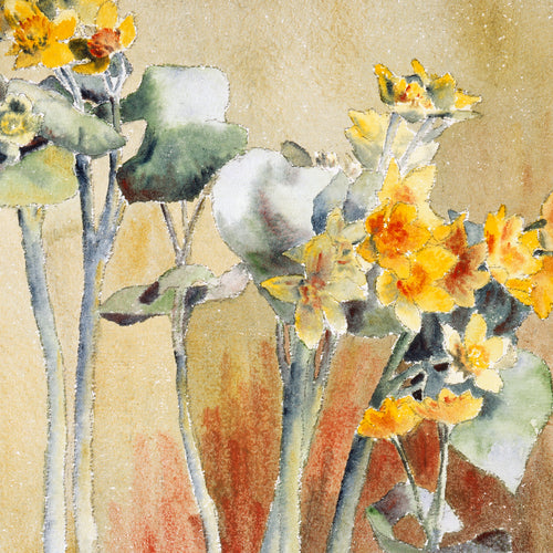 Orange Flower without Margin (1915) by Hannah Borger Overbeck