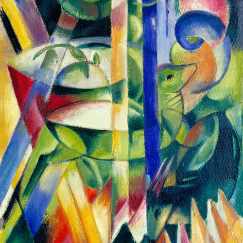 The Little Mountain Goats (1913-1914) by Franz Marc