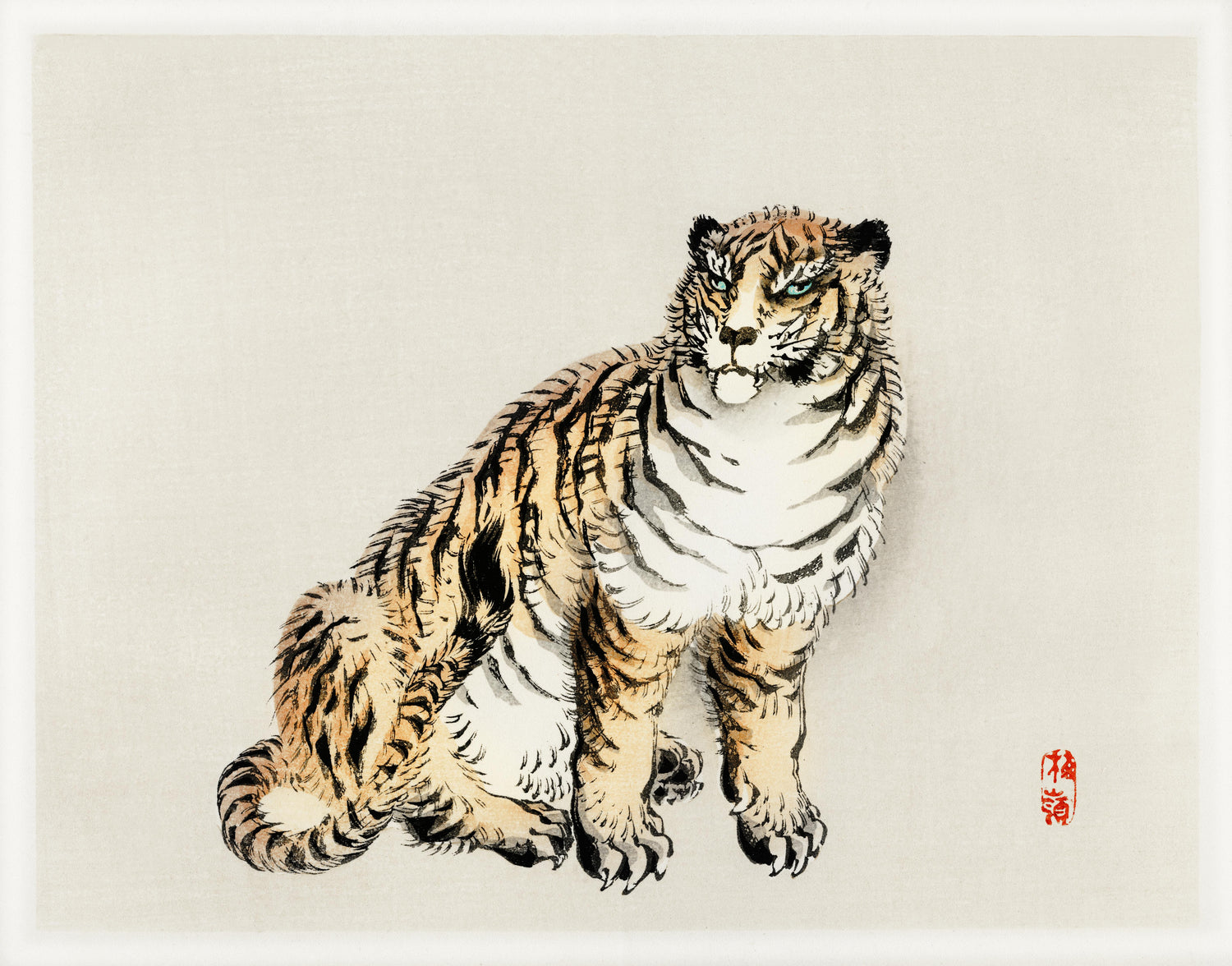 Tiger (1913) by Kōno Bairei