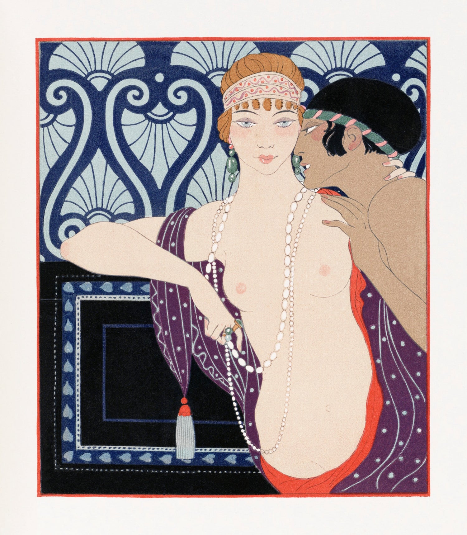 Les Trois Beautes de Mnasidika (1922) by George Barbier