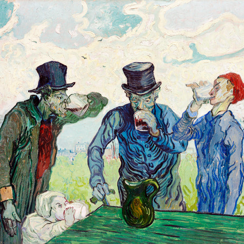 The Drinkers (1890) by Vincent van Gogh