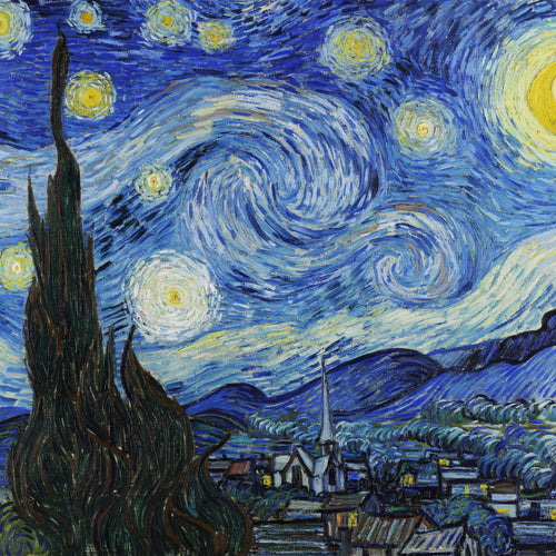 The Starry Night (1889) by Vincent van Gogh