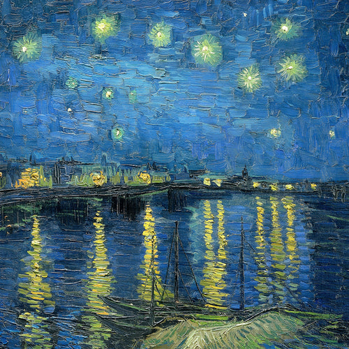 Starry Night Over the Rhone (1888) by Vincent van Gogh