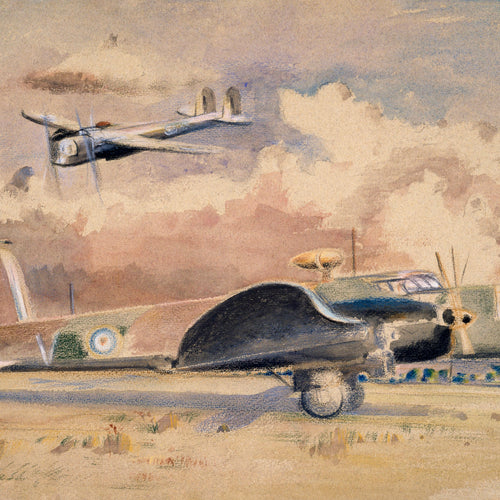 Whitley Bombers Sunning (1940) by Paul Nash