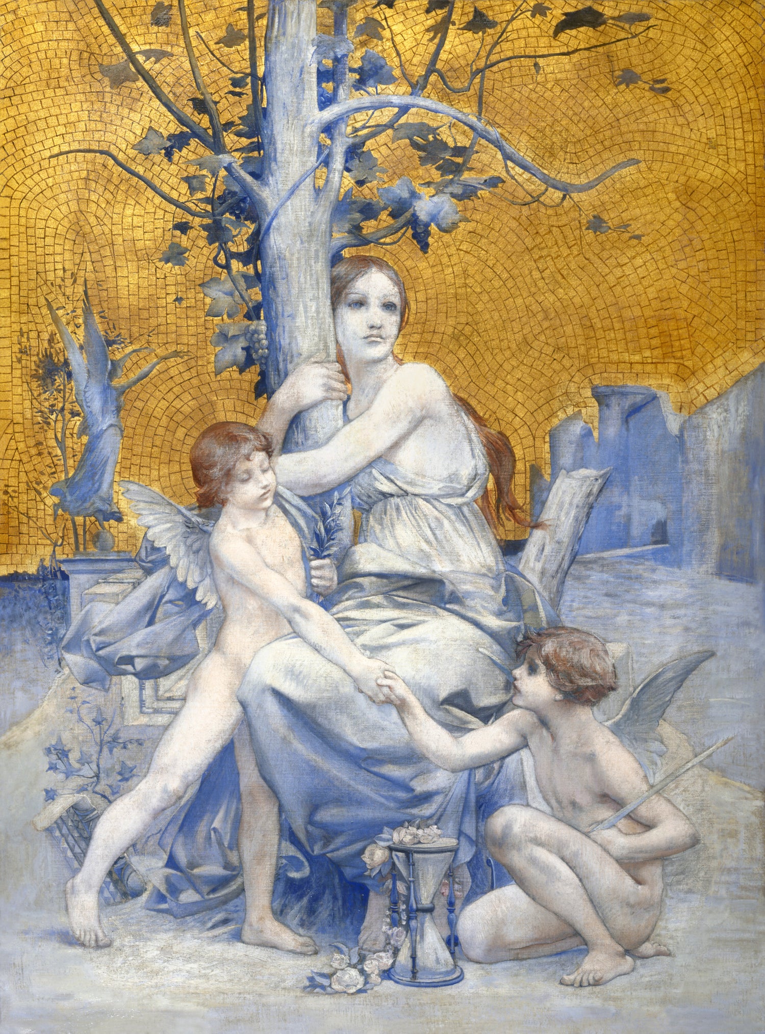 Allegory of Time (1896) by Luc-Olivier Merson