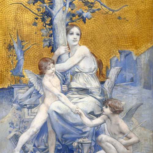 Allegory of Time (1896) by Luc-Olivier Merson