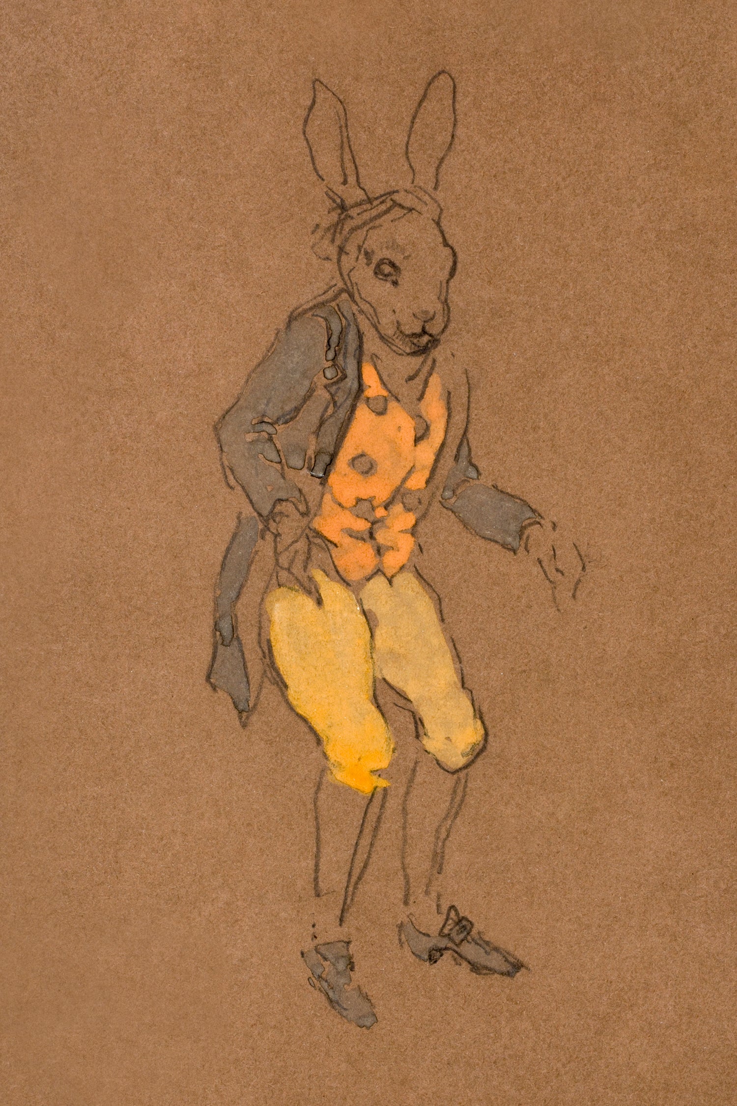 March Hare (1915) Costume Design for Alice in Wonderland (1915) by William Penhallow Henderson