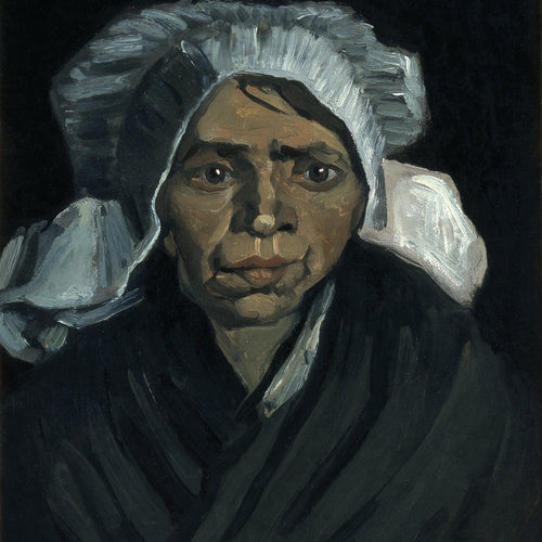 Head of a Peasant Woman (1884) by Vincent van Gogh