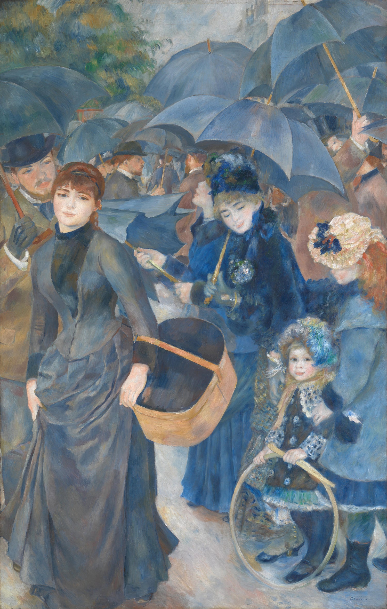 The Umbrellas (ca. 1881-86) by Pierre-Auguste Renoir