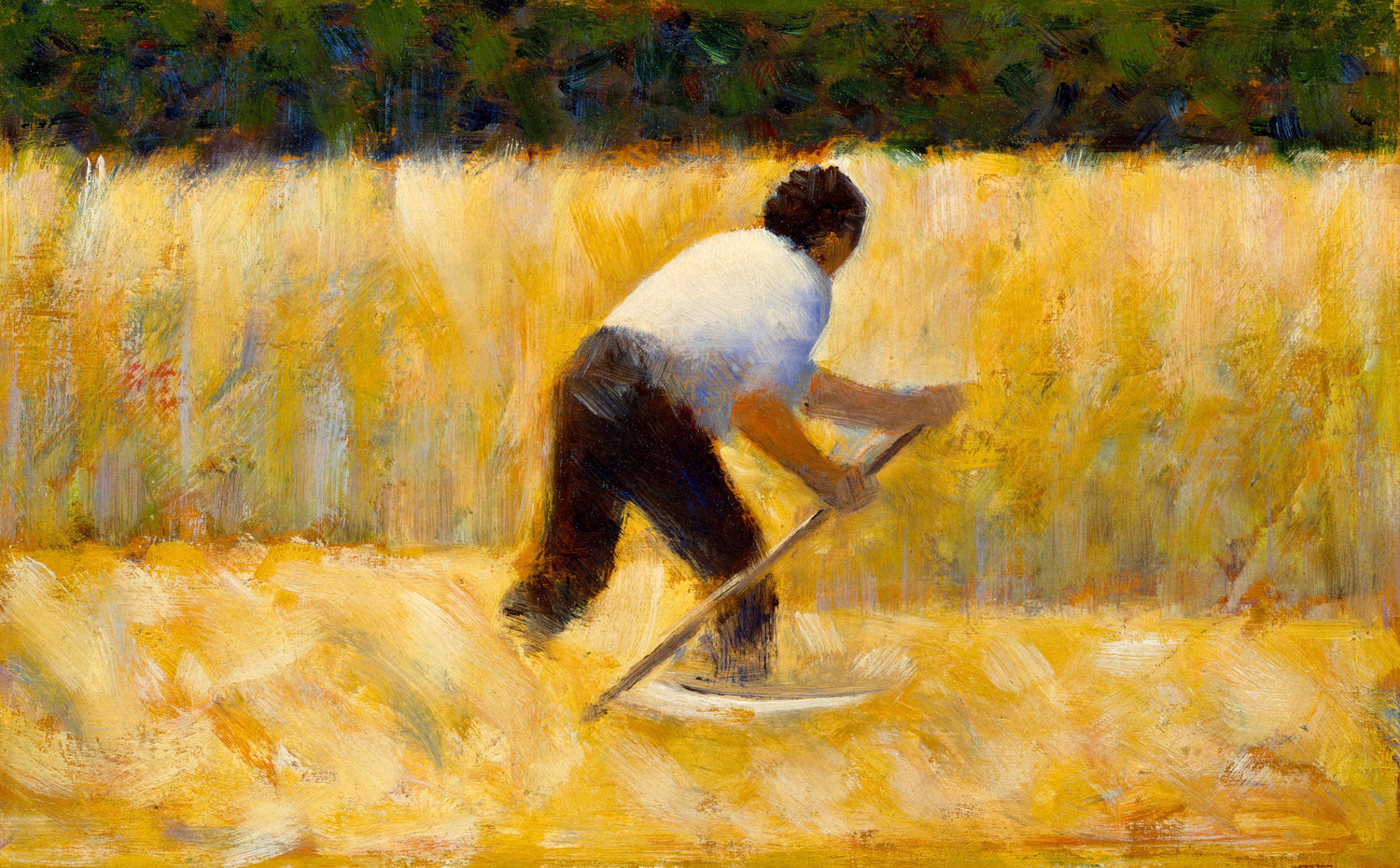 The Mower (1881-1882) by Georges Seurat