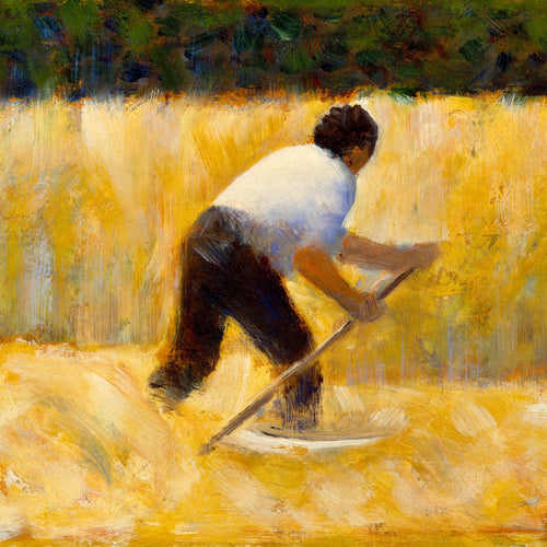 The Mower (1881-1882) by Georges Seurat