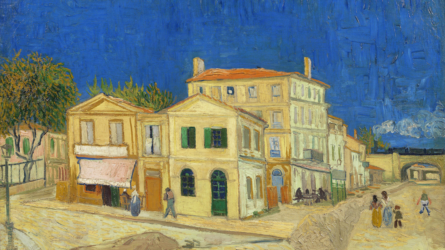 The yellow house (1888) by Vincent van Gogh