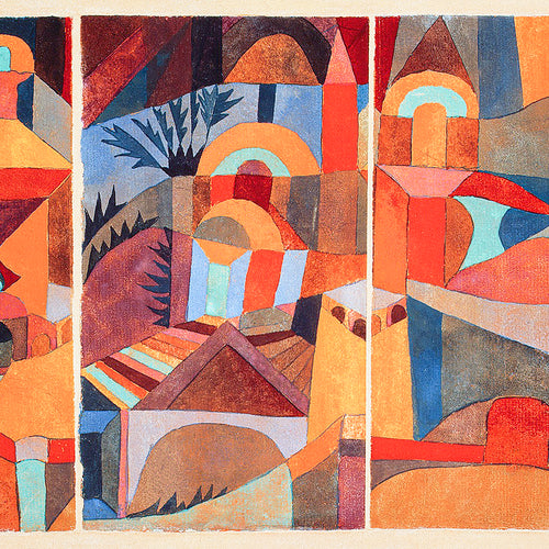 Temple Gardens (1920) by Paul Klee