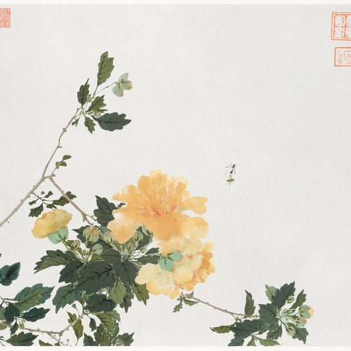 Insects and Flowers (Qing dynasty ca. 1644-1911) (1644-1911) by Ju Lian