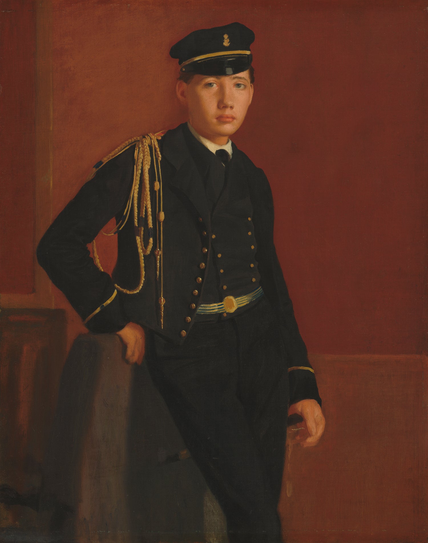 Achille De Gas in the Uniform of a Cadet (1856-1857) by Edgar Degas