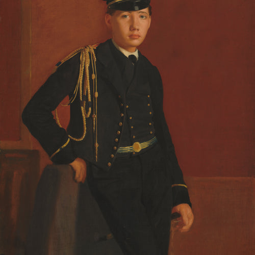 Achille De Gas in the Uniform of a Cadet (1856-1857) by Edgar Degas