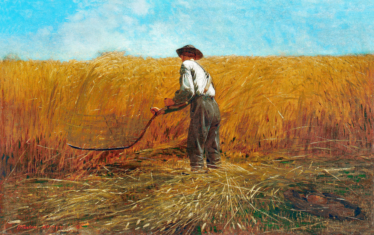 The Veteran in a New Field (1865) by Winslow Homer