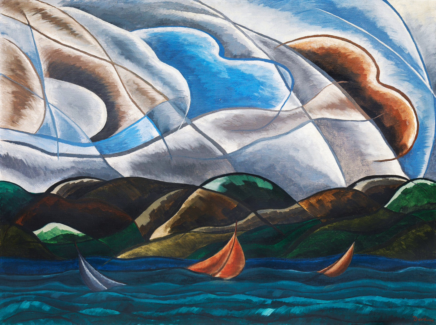 Clouds and Water (1930) by Arthur Dove