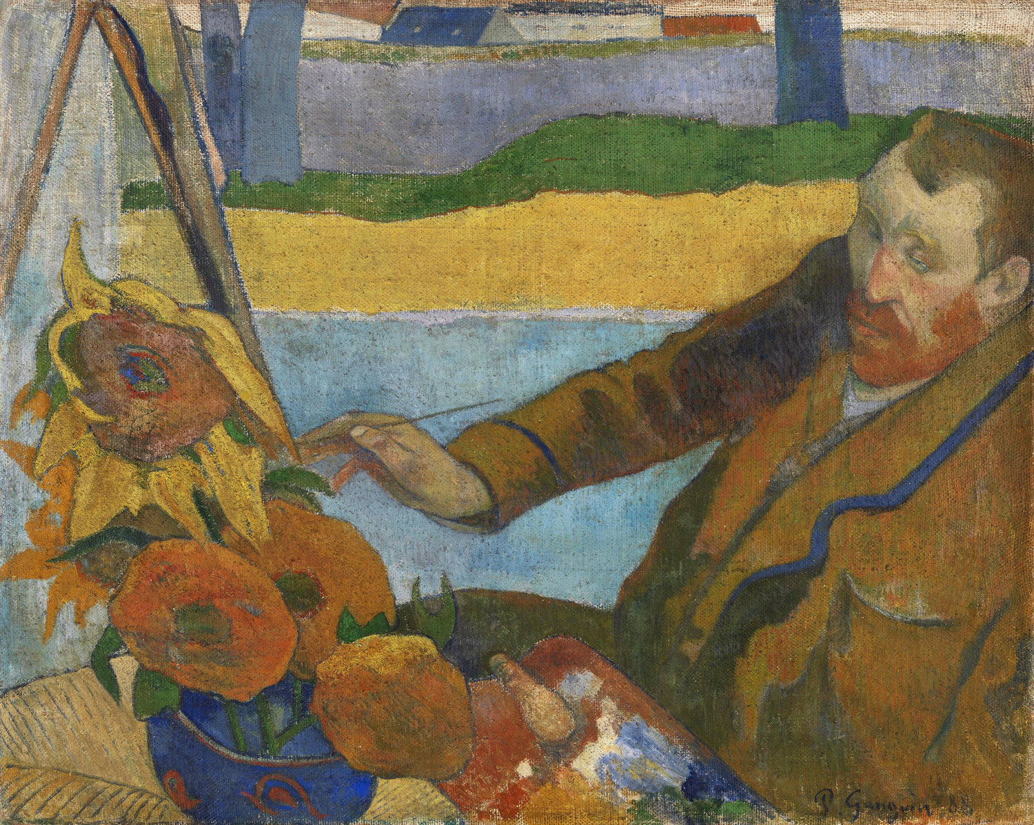 The Painter of Sunflowers (1888) by Paul Gauguin