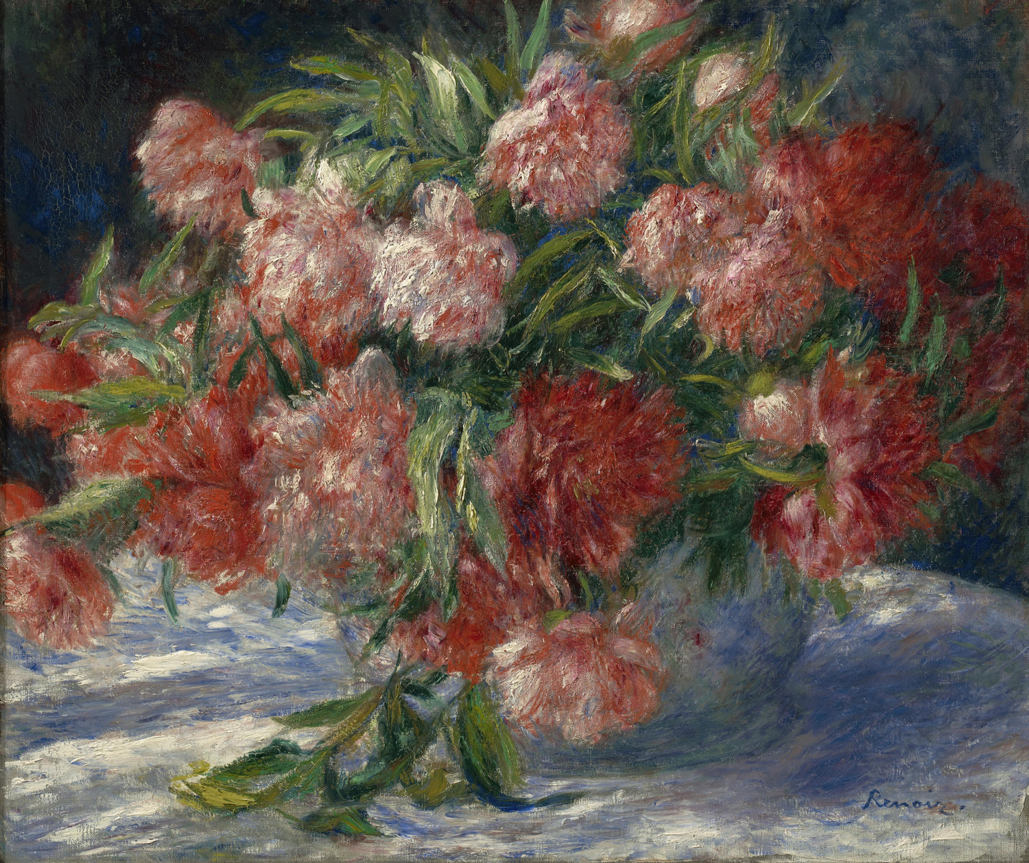 Peonies (c. 1880) by Pierre-Auguste Renoir