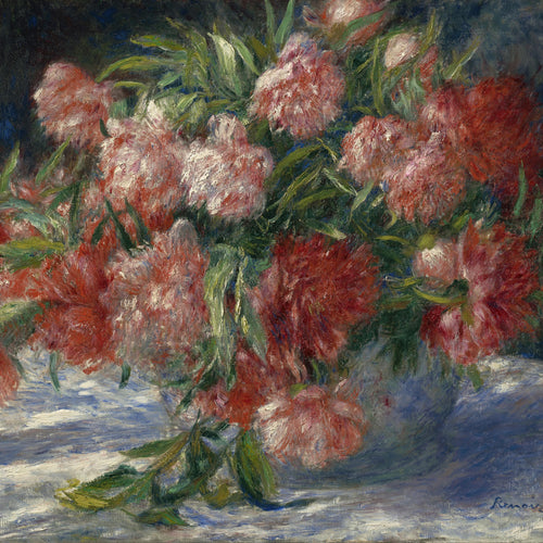 Peonies (c. 1880) by Pierre-Auguste Renoir