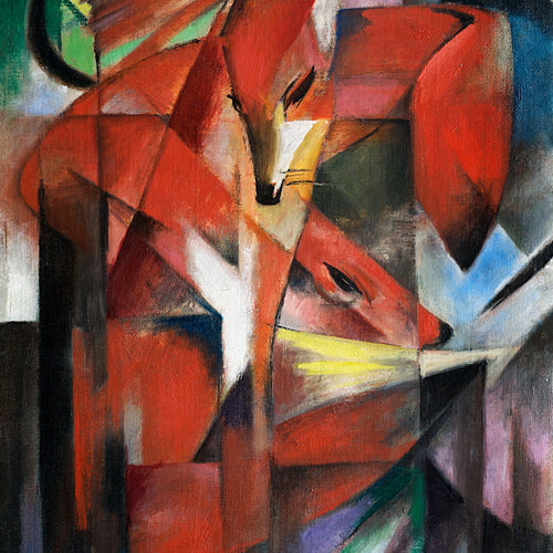 The Foxes (1913) by Franz Marc