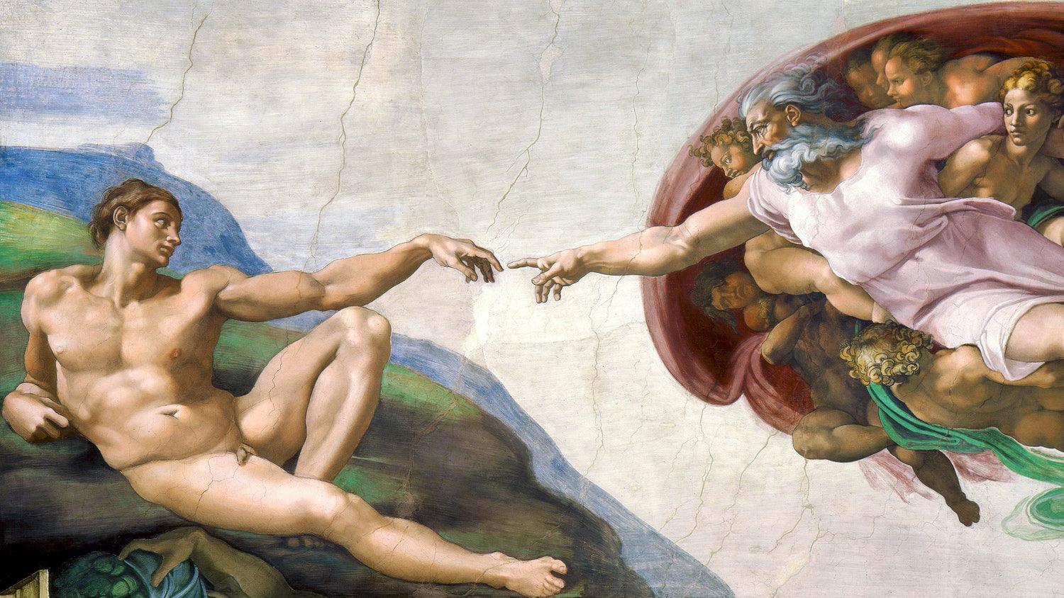 The Creation of Adam (1511-1512) by Michelangelo